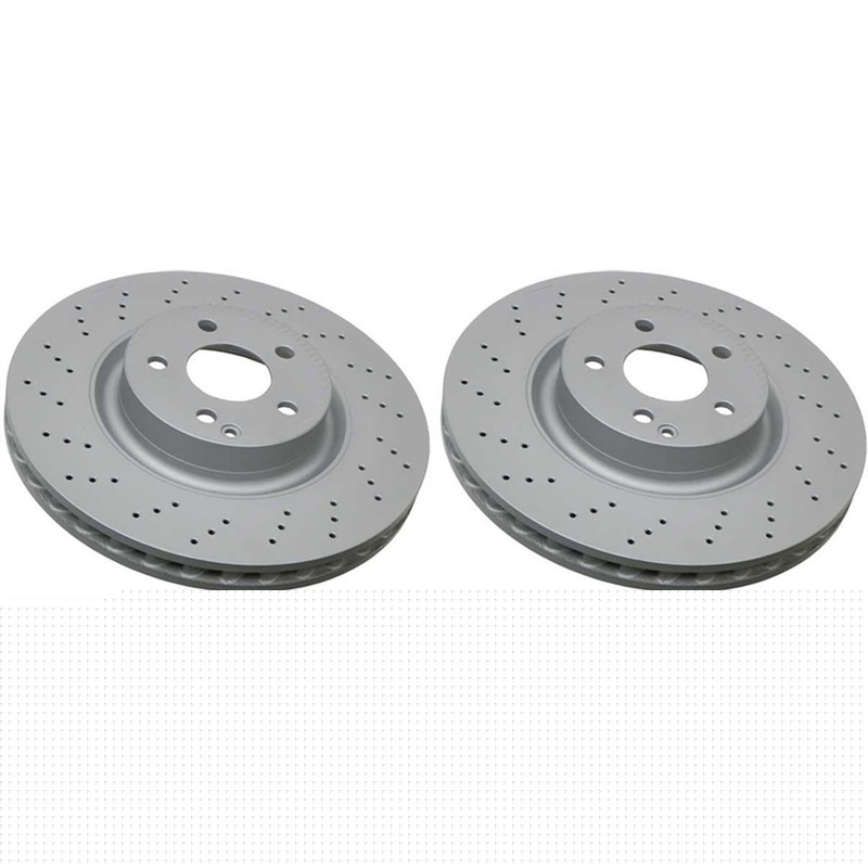 SET-452400365920-2 Zimmermann 2-Wheel Set Brake Discs Front RWD for MB Mercedes