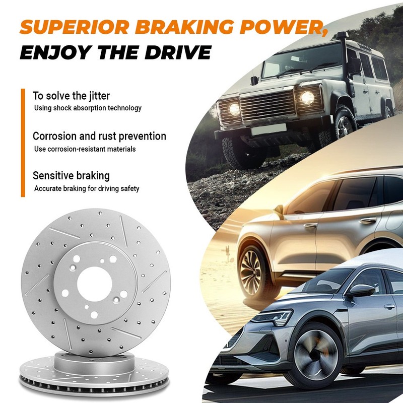 330mm Front Brake Disc Rotors for CLS500 GLK350 CLS550 E550 GLK250 GLK280 GLK300 gallery