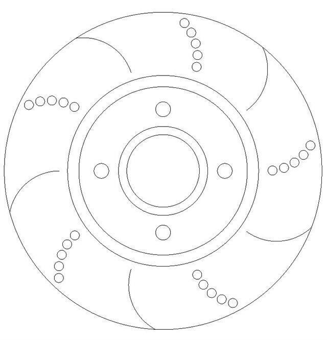 Front Dimpled and Grooved Brake Discs to fit Mazda MX5 1.5 ND gallery