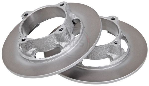 2x Abs 18201 Front Solid Brake Discs 171mm Fits Aixam 500 A.721 A.741 A.751