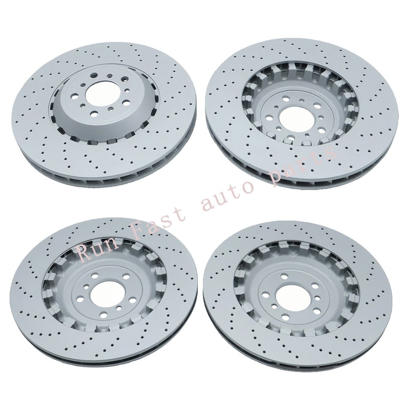 Set of 4 For BMW F10 F12 M5 M6 Front & Rear Vented & Drilled Disc Brake Rotors gallery