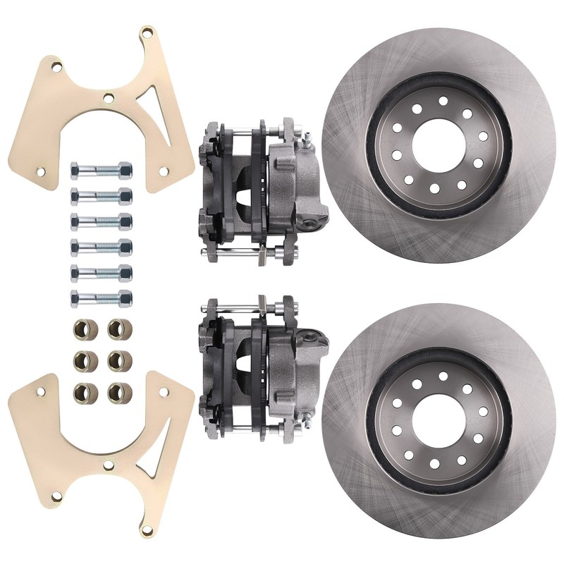 Rear Disc Brake Conversion Kit for GM 10 & 12 Bolt with Brake Calipers gallery