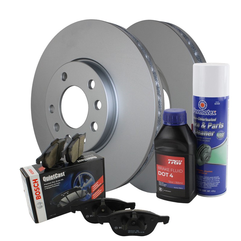 Front Brake Kit 288mm Vented Rotors Bosch Semi-Met Pads For 900 L100 L300 LW300