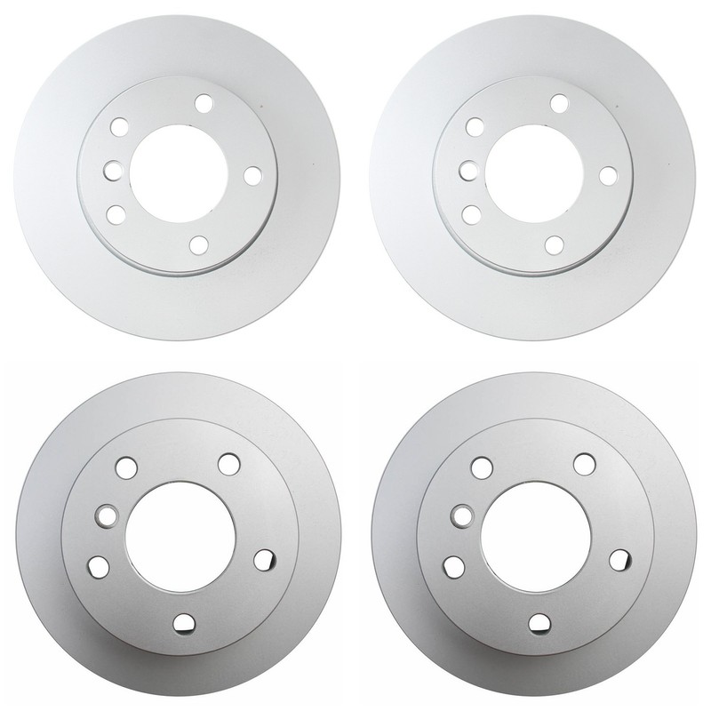 Hella Front 286mm Rear 272mm Brake Rotors Kit For BMW E36 318ti 1995-1997 Base