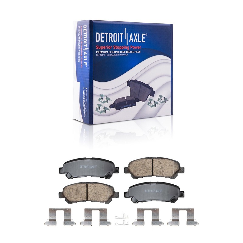 Front & Rear Brake Rotors + Ceramic Brake Pads for Toyota Highlander Brakes Kit gallery