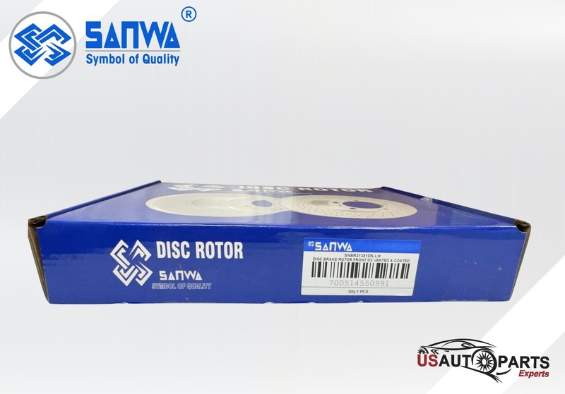 FRONT LH BRAKE ROTOR VENTED & GEOMET COATED D&S 300 mm FOR ACURA ILX 02-15 2.4L gallery
