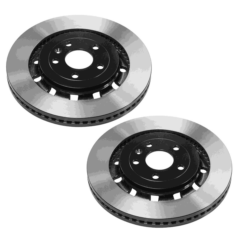 Wagner 2pc Front E-Coated Disc Brake Rotors Set 366mm For Volvo XC90 2016-19