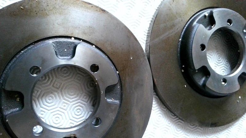 BDC3587 PAIR MAZDA 626 11 SOLID FRONT BRAKE DISCS 250mm -models as listed