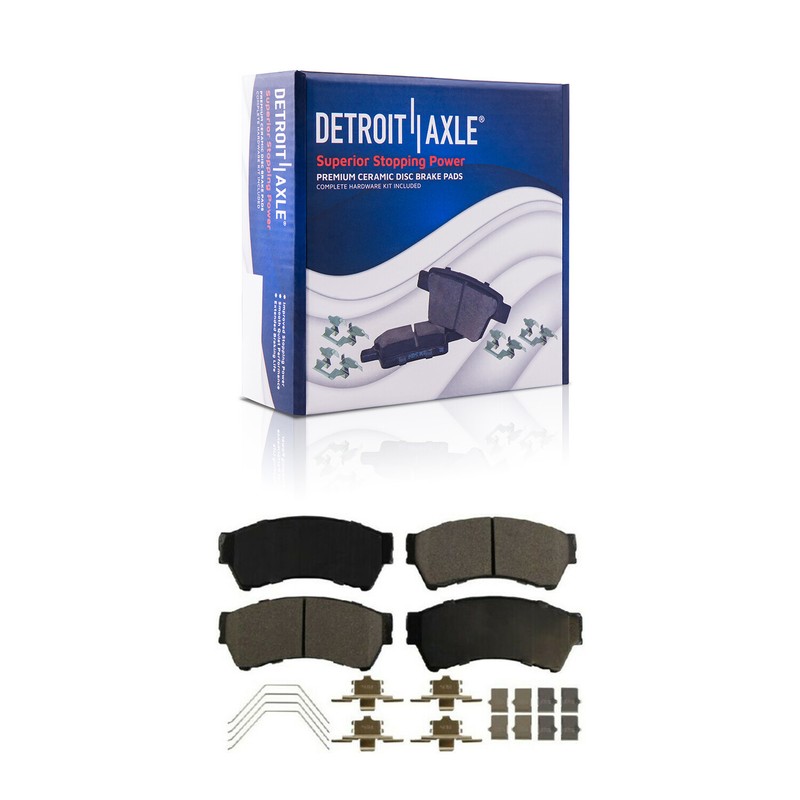 Front Rear Drilled Rotors Brake Pads + Rear Calipers for 06-11 Fusion MKZ Milan gallery