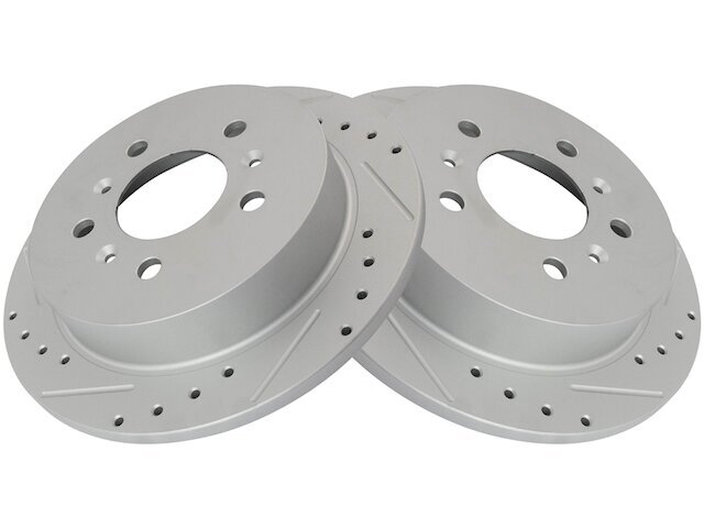 TRQ 59FR95R Rear Brake Rotor Set Fits 2008-2009 Buick LaCrosse