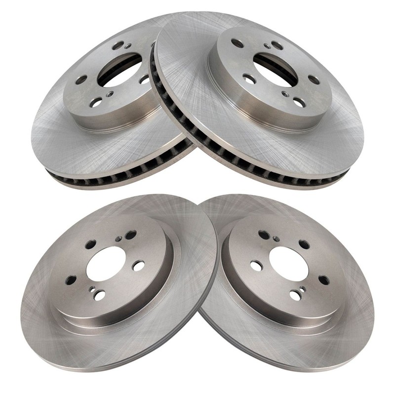 TRQ Front & Rear Brake Rotors Set Fits 2011-2017 Lexus CT200h gallery