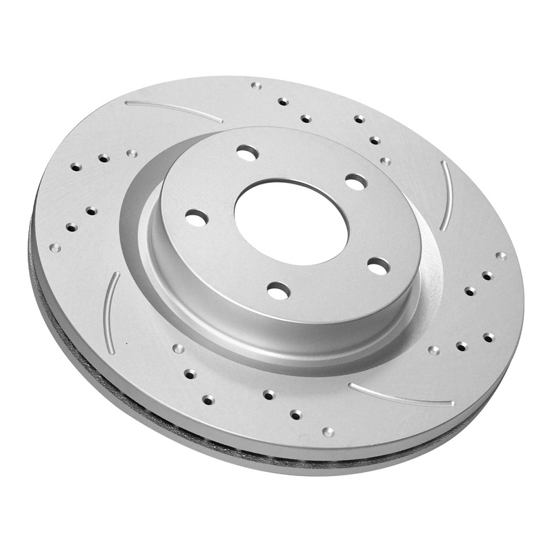 Front Drilled & Slotted Disc Rotors Pads For Buick Rendezvous/Pontiac Aztek AWD gallery