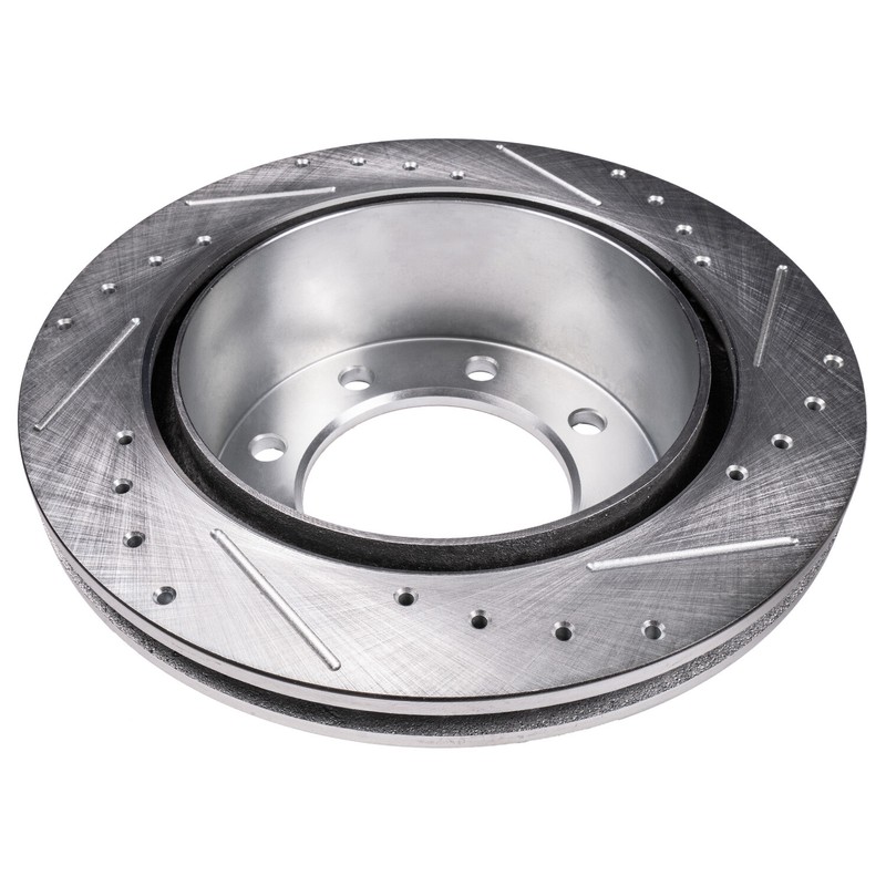 Front and Rear DRILLED SLOTTED Disc Rotors for 2003 - 2008 Dodge Ram 2500 3500 gallery
