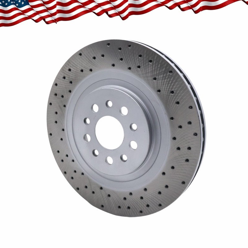 2x High-Quality Front Brake Disc Fits Maserati Ghibli Quattroporte Brake Rotors gallery