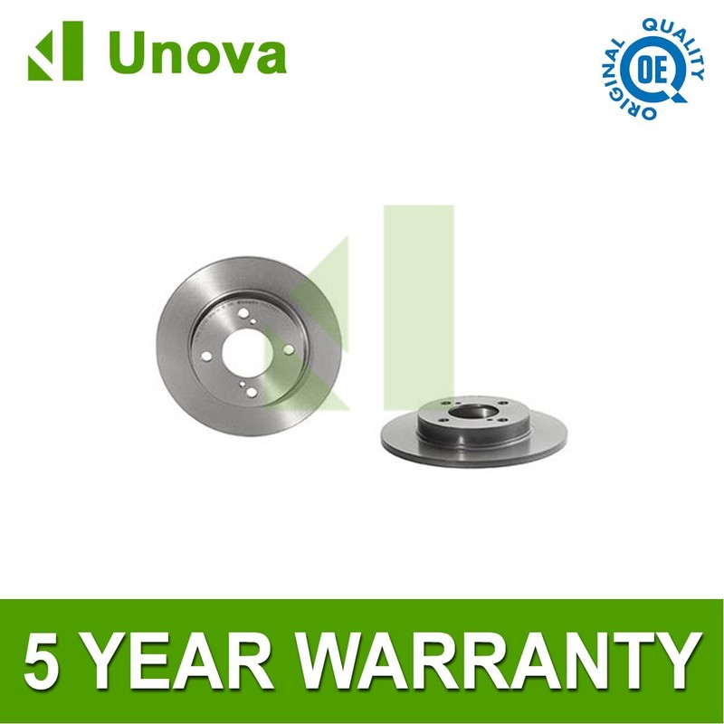 Brake Discs Rear Unova Fits Suzuki Swift 2017- Baleno 2016- 1.0 1.2 1.4