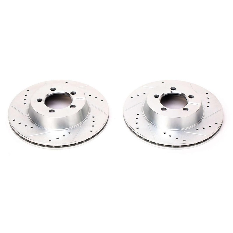 PowerStop Disc Brake Rotor Set - Fits Dodge Dart 1967-1972, Plymouth Barracuda 1 gallery