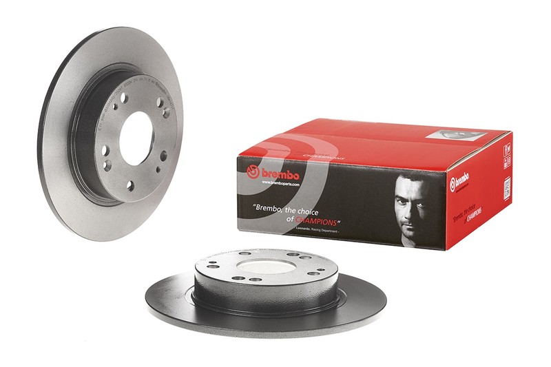 Brembo Rear Left or Right UV Coated Disc Brake Rotor For Honda Civic Acura ILX