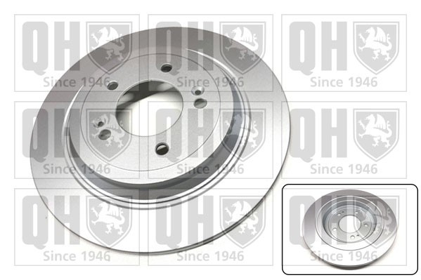 2x Brake Discs Pair Solid fits HYUNDAI TUCSON TL 2.0 Rear 15 to 20 G4NA 302mm QH gallery