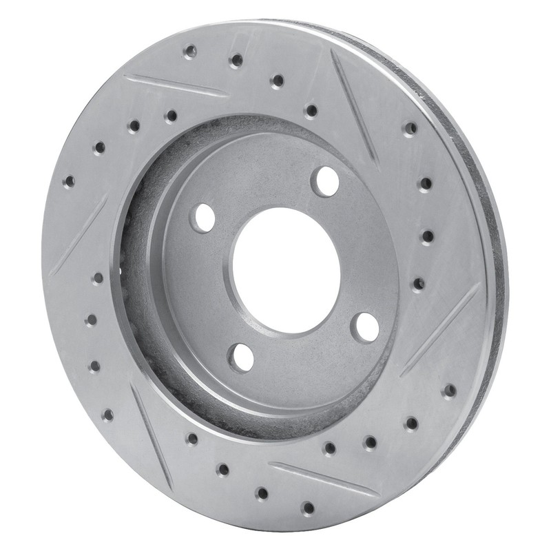 For Chrysler LeBaron 82 Brake Rotor DFC Premium Drilled & Slotted Front Driver gallery