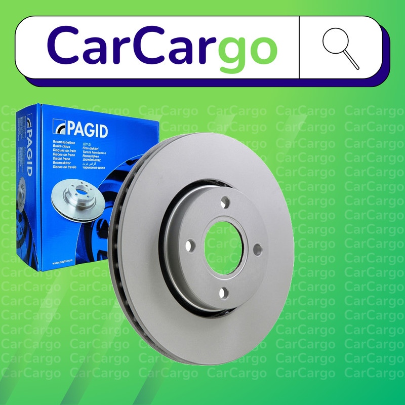 Pagid Vented Front Brake Discs Pair Ford Mondeo 2.0 i 16V 4×4 1993-1996 278 mm