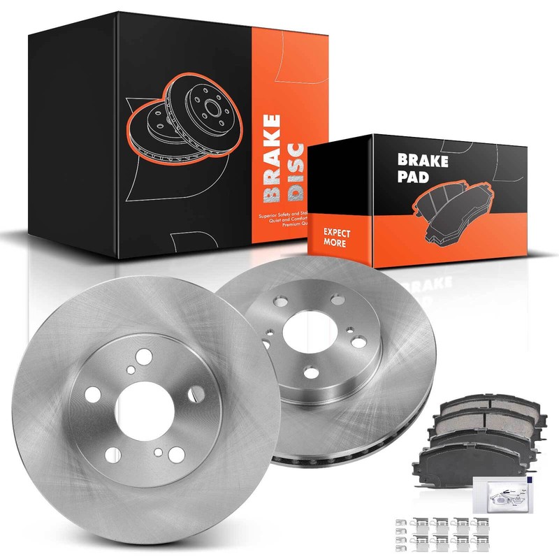 New Disc Brake Rotors & Ceramic Brake Pads for Lexus CT200h Toyota Prius L4 1.8L