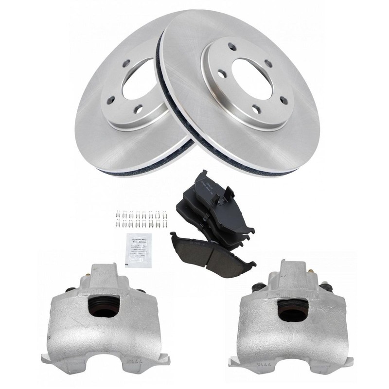 Front Ceramic Brake Pad, Rotor & Caliper Kit for Dodge gallery