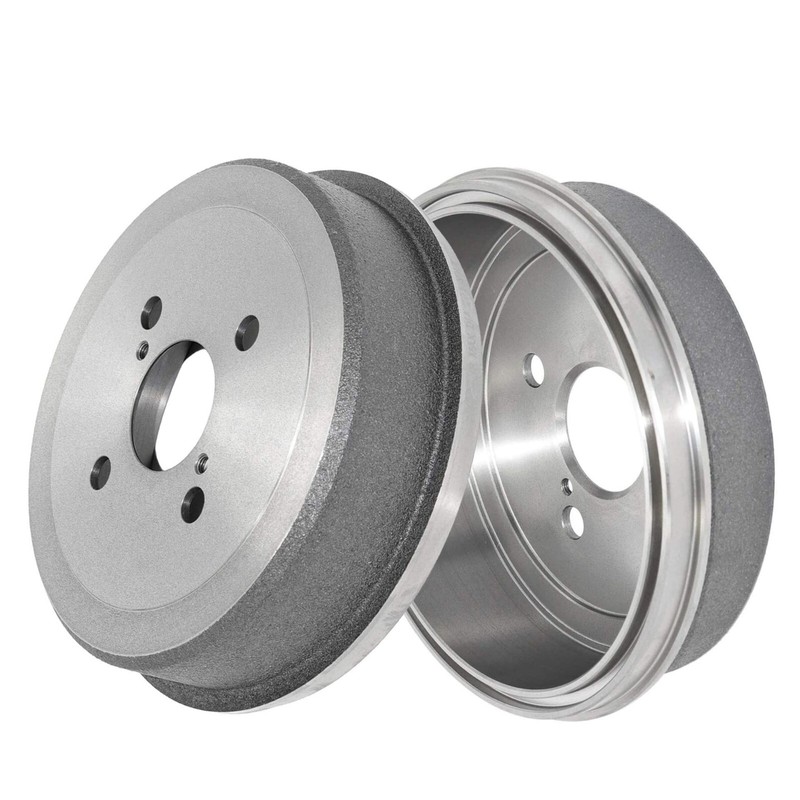 Front Drilled Rotor & Pad + Rear Drums & Shoes for 1998-2002 Corolla Chevy Prizm gallery
