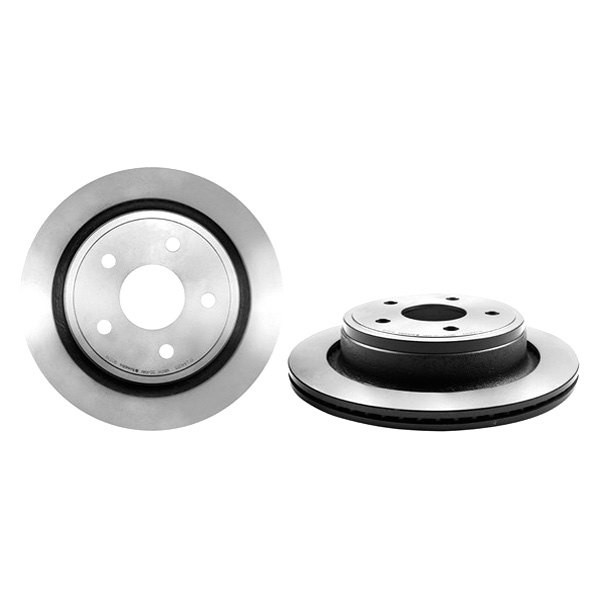 For Ram 1500 Classic 19-24 Brembo UV Coated Series Plain Vented Rear Brake Rotor