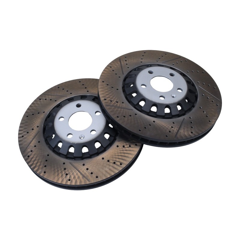 2X Disc Brake Rotors & Pads Set 375mm Front Left & Right For 2019-2021 Audi A8 gallery