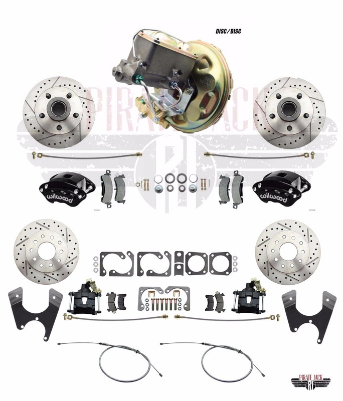 1970-74 Camaro Wilwood Caliper & Rear Disc Conversion Delco Moraine Booster