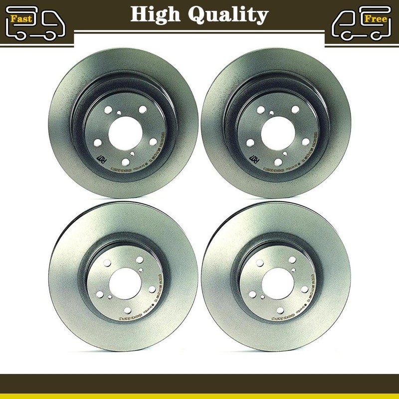 Front and Rear Disc Brake Rotors Fits Saab 9-2X 2.5L Subaru Impreza 2.5L