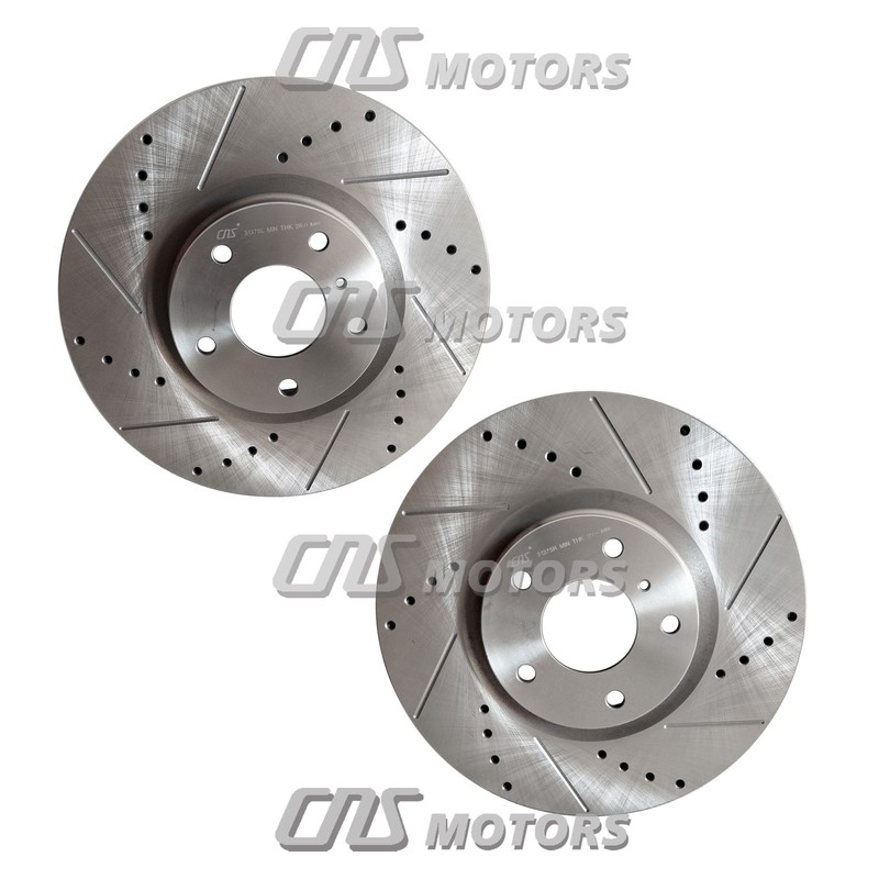 Front Drilled Disc Brake Rotor For Infiniti M45 M56 Q40 Q70 Q70L QX50 QX70 31375