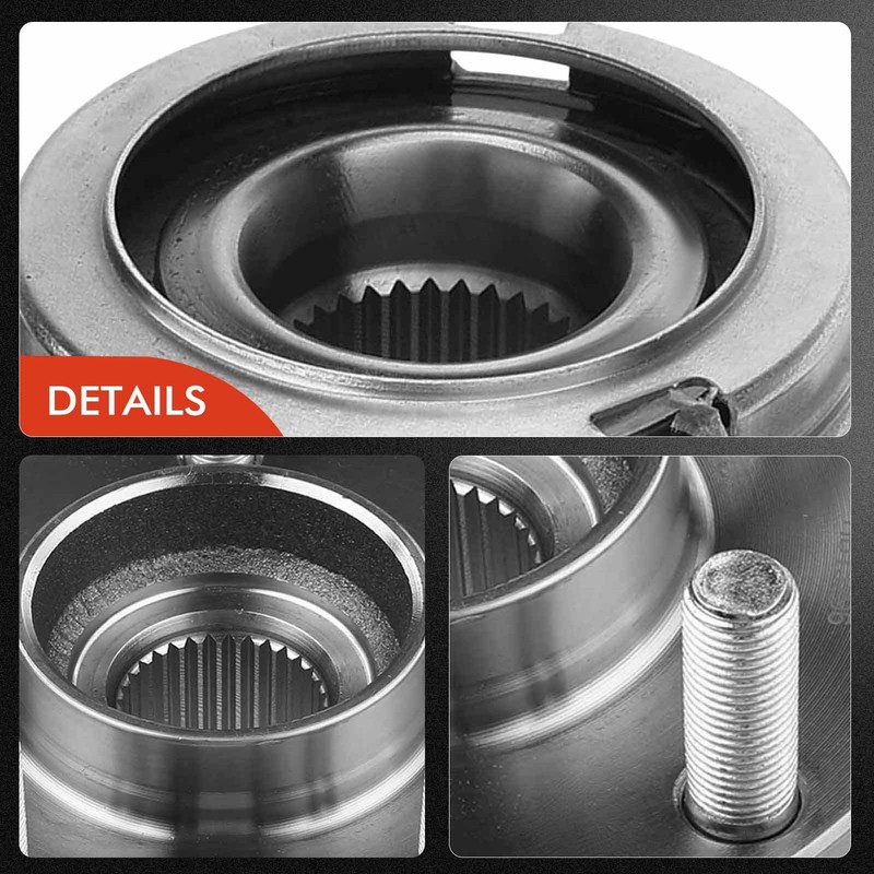 A-Premium Front Disc Brake Rotors & Pad + Hub Bearing for Nissan Maxima V6 3.5L gallery