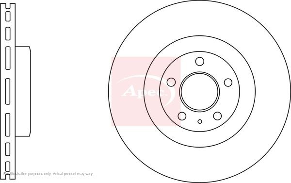 2x APEC Front Brake Discs For AUDI A4 B9 40 TFSI Mild Hybrid quattro 2020- gallery