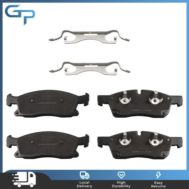 P-1455 Front Disc Brake Rotors & Ceramic Brake Pads 6Pcs For Benz GLE350 2016-18 gallery