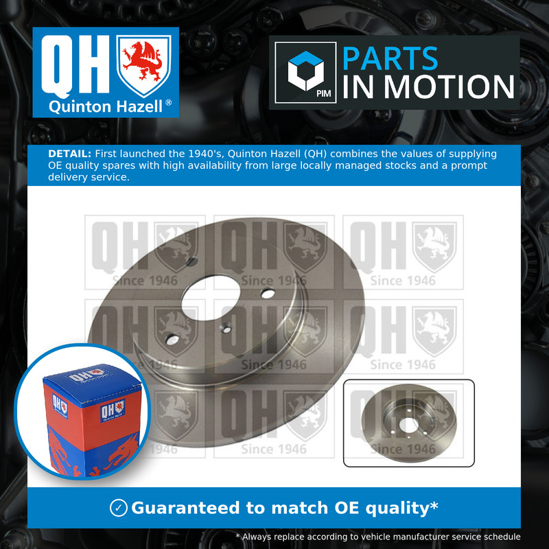 2x Brake Discs Pair Solid fits SMART CITY 7 Front 03 to 04 M160.920 280mm Set QH