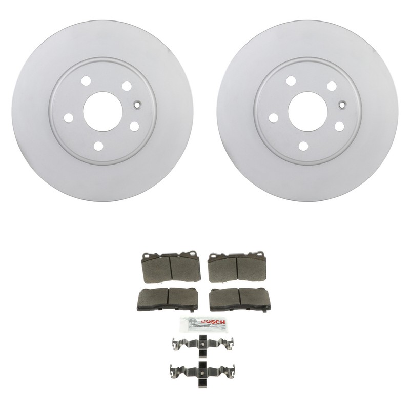 Bosch Front 316mm Rotors Blue Ceramic Disc Brake Pad Kit For CTS Sedan 2015-2019