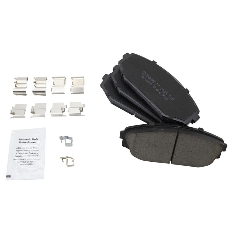 Front & Rear Ceramic Brake Pad & Performance Rotor Kit w/Chemicals gallery