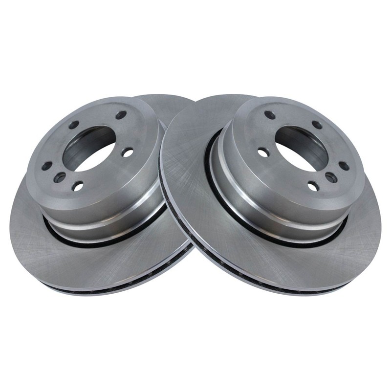 TRQ Rear Disc Brake Rotor Kit Pair LH RH for BMW 525XI 528XI 530XI 535XI gallery