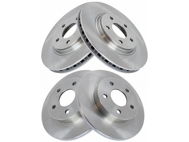TRQ 17YS46J Brake Rotor Set Fits 2005-2008 Chevy Cobalt