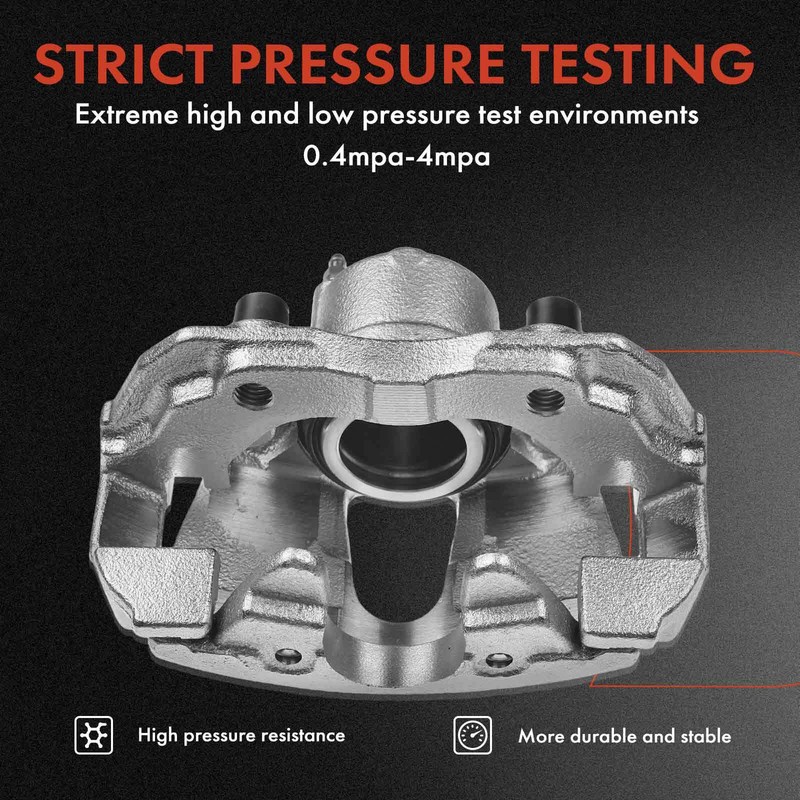 Front Disc Brake Rotors & Pads + Brake Caliper for Ford Escape 2013 2.5L 1.6L gallery