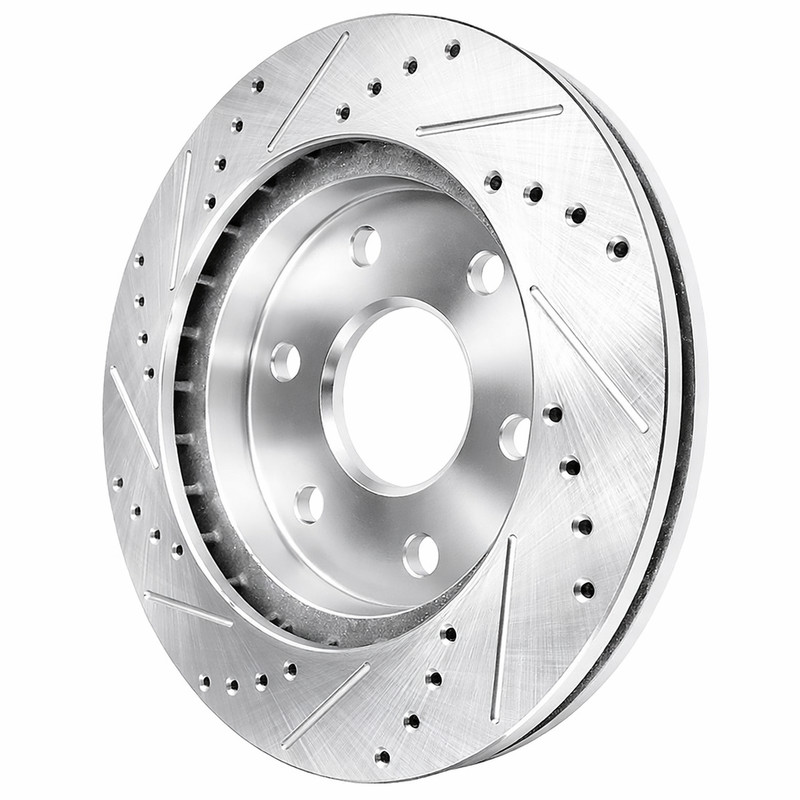 REAR Drilled Brakes Rotor & Ceramic Pads for 2006 - 2009 2010 Hummer H3 H3T NEW gallery