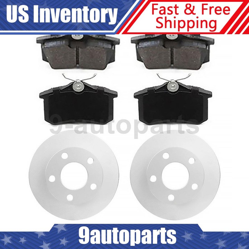 Rear Disc Brake Pad Set Disc Brake Rotor Fits 1998 – 2002 2003 2004 Audi A6