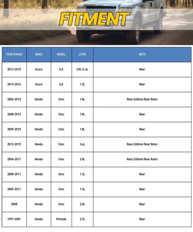 Front Disc Rotors Brake Calipers Brake Pads for 2012-2018 2019 2020 Ford F-150 gallery