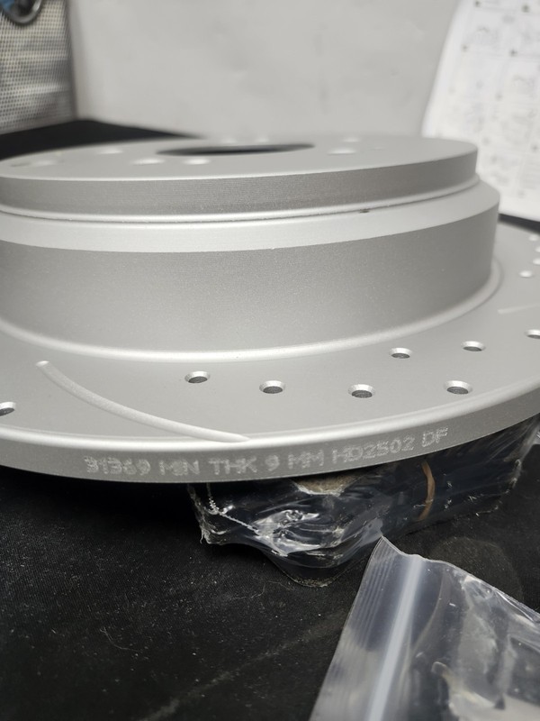 New Pair Of Rotors 31369 Min Thk 9 Mm Hd2502 Df gallery