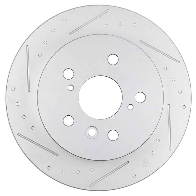 Front & Rear Drilled Rotors + Brake Pads For 2007-2011 Toyota Camry Lexus Es350 gallery