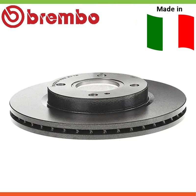 New Brembo Front Rotor 258mm OD UV Coated 107.95 PCD For Ford Fiesta Econetic, L