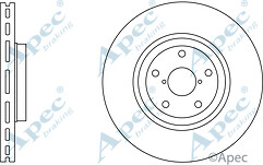 Apec DSK2750 1x Brake Disc Single Front