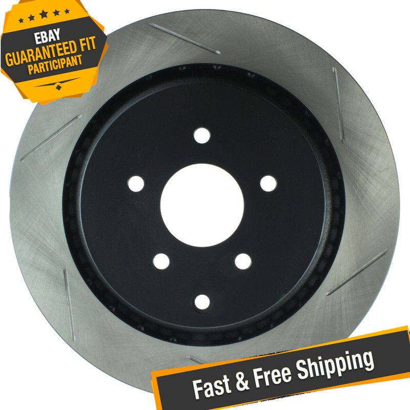 StopTech Sport Slotted 1-Piece Rear Brake Rotor for 14-18 Infiniti Q50