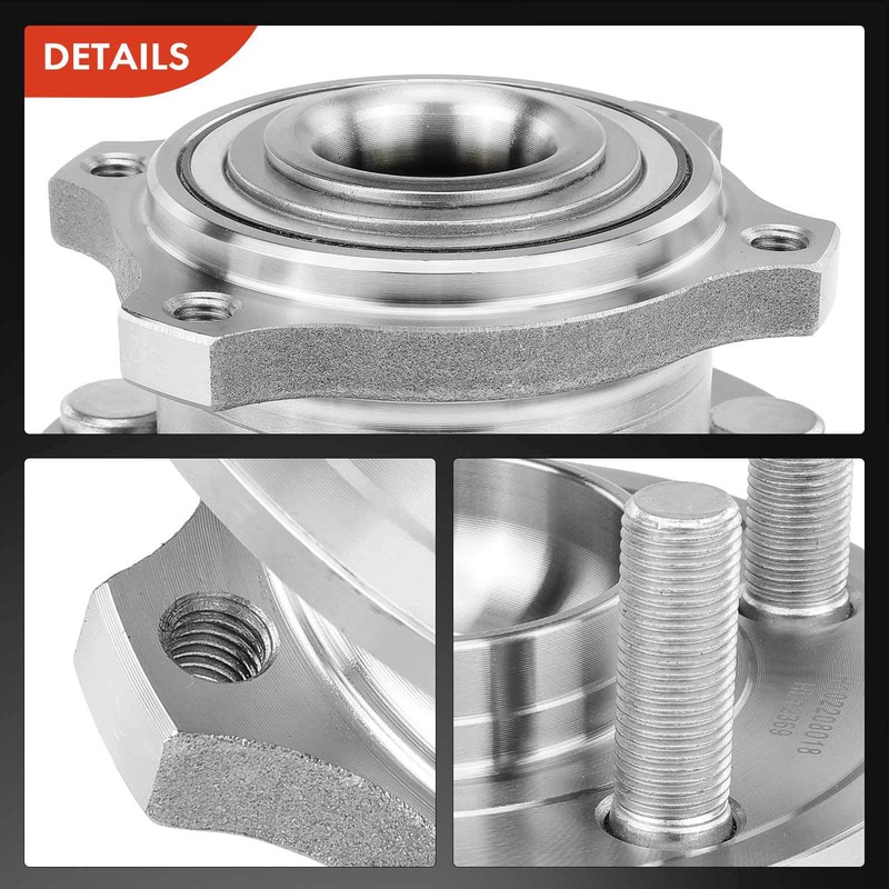 8x Rear Drilled Rotor & Brake Pad + Wheel Hub Bearing for Dodge Charger Chrysler gallery